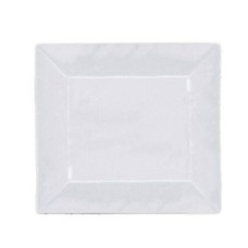 Prato Raso Quadrado Melamine - 25 cm