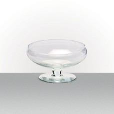 Fruteira Vidro com Pé 1 Lt - 18 x 10 cm