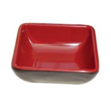 Molheira Shoyo Vermelho/Preto - 7 x 7 x 2,5 cm