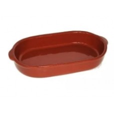 Assadeira Oval Marrom N.5 - 49 x 28 x 8 cm