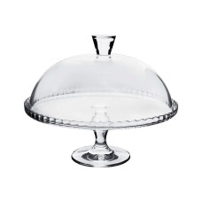 Prato Bolo c/ Pé e Tampa Pasabahce - 32cm