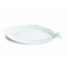 Travessa peixe texture Melamina - 58 x 28 x 5,5 cm