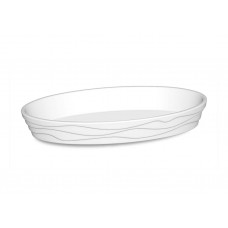 Travessa funda oval Melamina - 34 x 21 x 4,5 cm